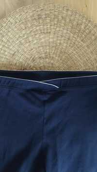 M & S spodnie black elastic cotton dres r XXXL/Plus Size