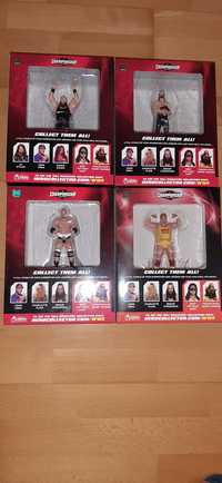 4 figuras Wwe-wrestling seladas com revista