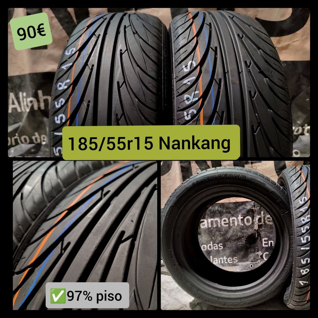 Pneus 175/55r15 185/55r15  Semi novos
