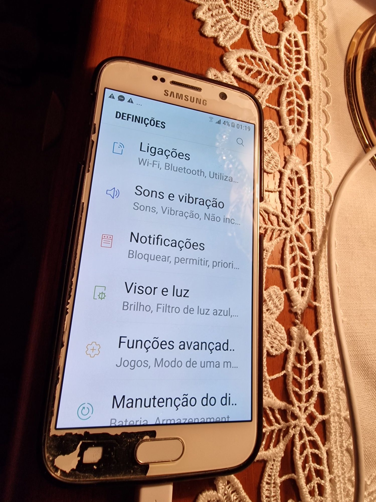 Samsung S 6 ou para pecas ou reparação