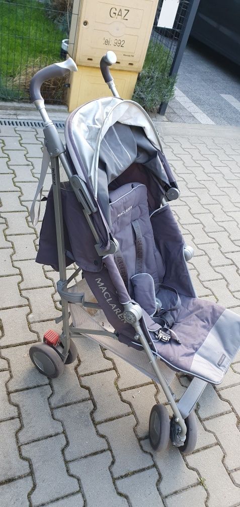 Sprzedam wózek spacerówkę Maclaren kolor szary, stan dobry