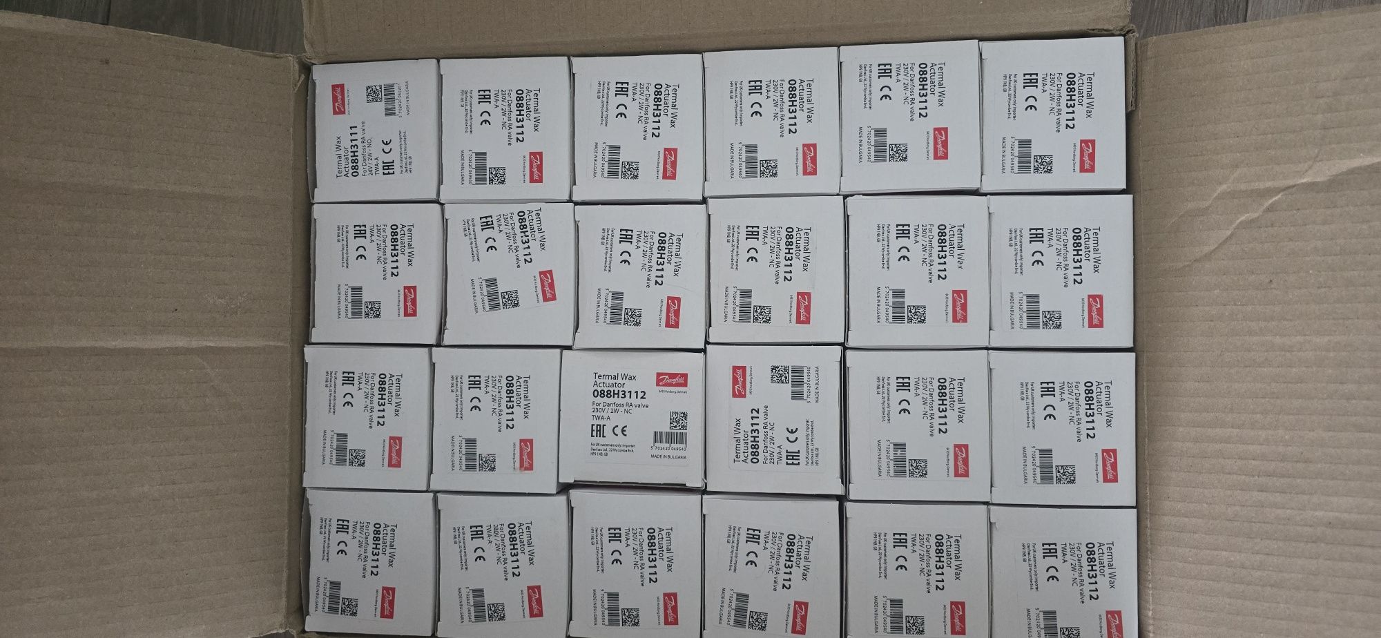 Siłowniki termiczne Danfoss