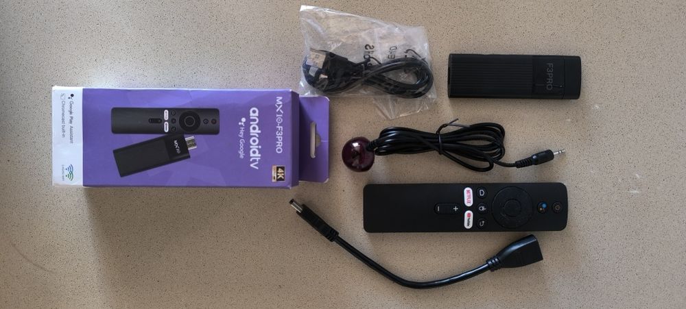 Box / stick android MX10 F3. 4k 2/16gb