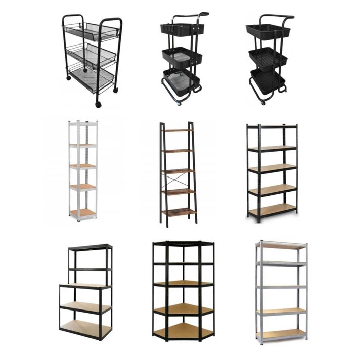 Стелаж металевий полиця етажерка, стеллаж металлический полка этажерка
