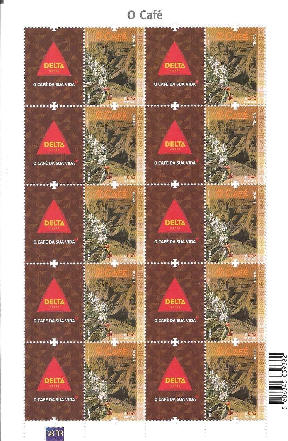 Folha miniatura selos CTT - ano 1979 a 2020 - novas