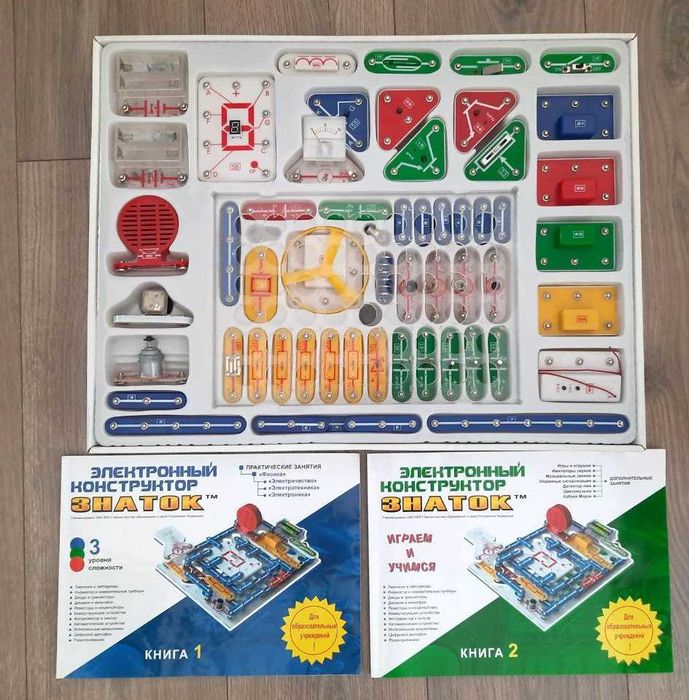 Конструктор б/у ЗНАТОК - DOKA Школа «999+ схем» електротехніка