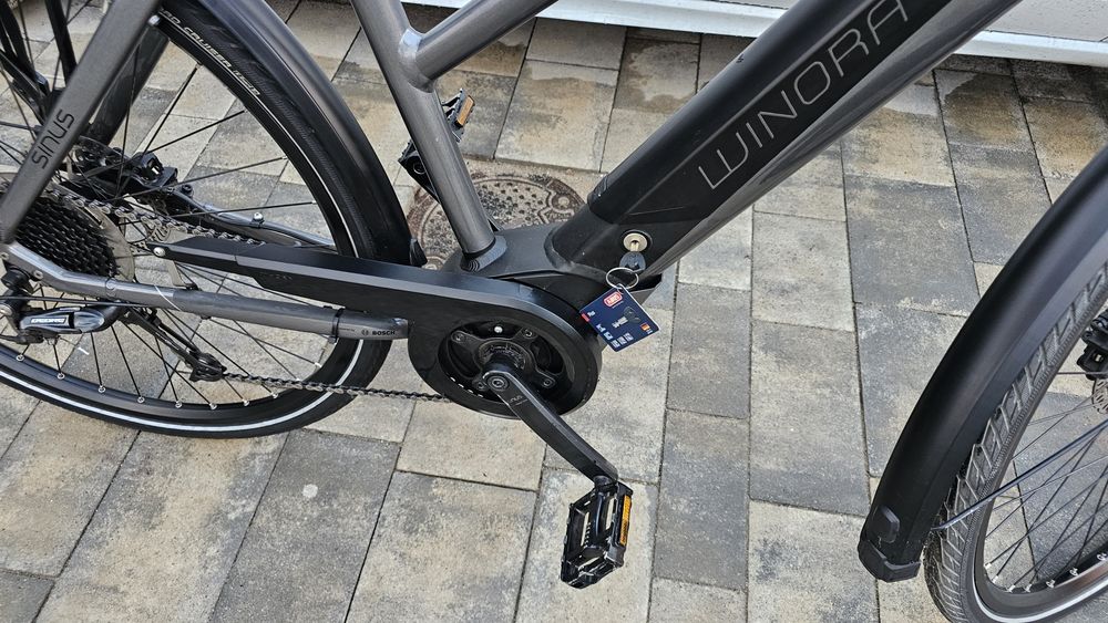 Rower elektryczny Winora Bosch Active Line plus 500wh rozmiar 56