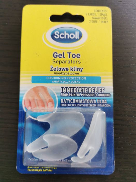 Kliny miedzypalcowe, separator