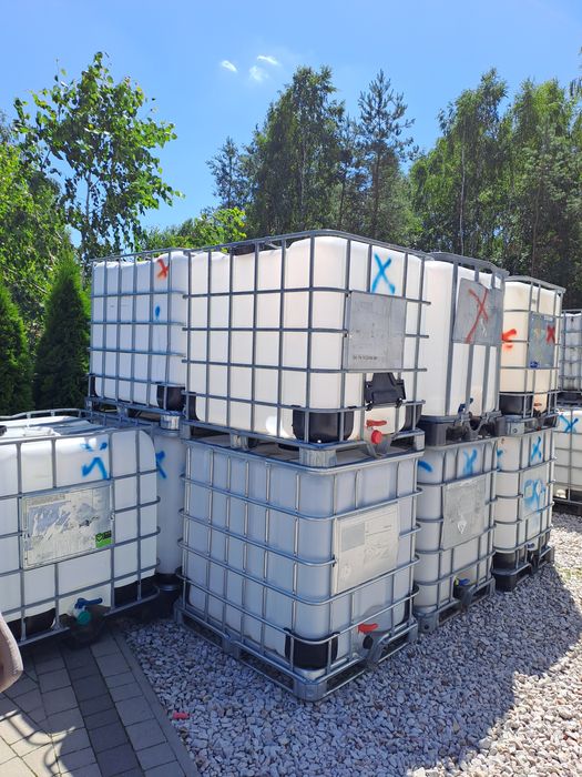 Paletopojemnik, mauzer 1000 litrów.