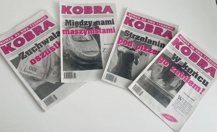 Gazety kryminalne KOBRA 4 sztuki