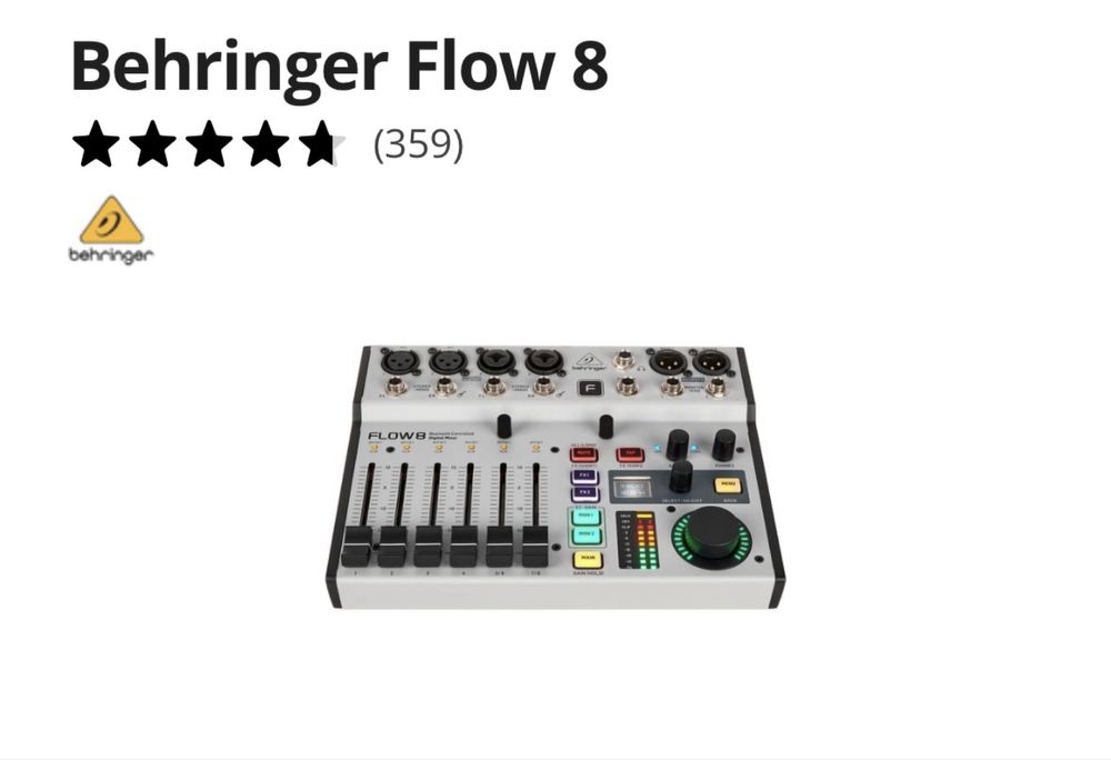 Vendo mesa som Flow 8