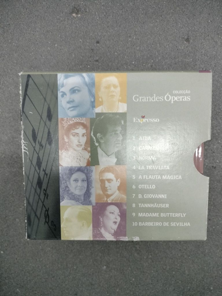 Coleção Grandes Óperas ainda no plástico original
