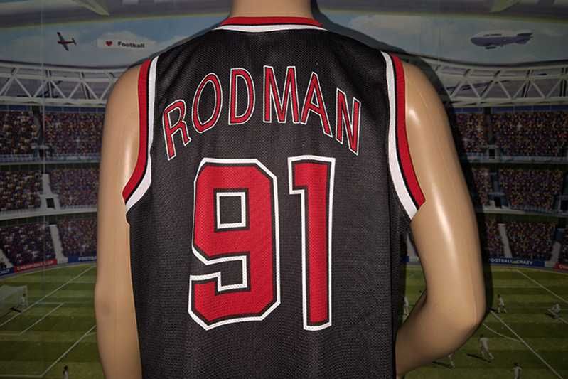 Chicago Bulls Champion Authentic Apparel 1995-98 #91 Rodman size: XL