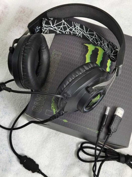 Gaming Headset Monster Energy