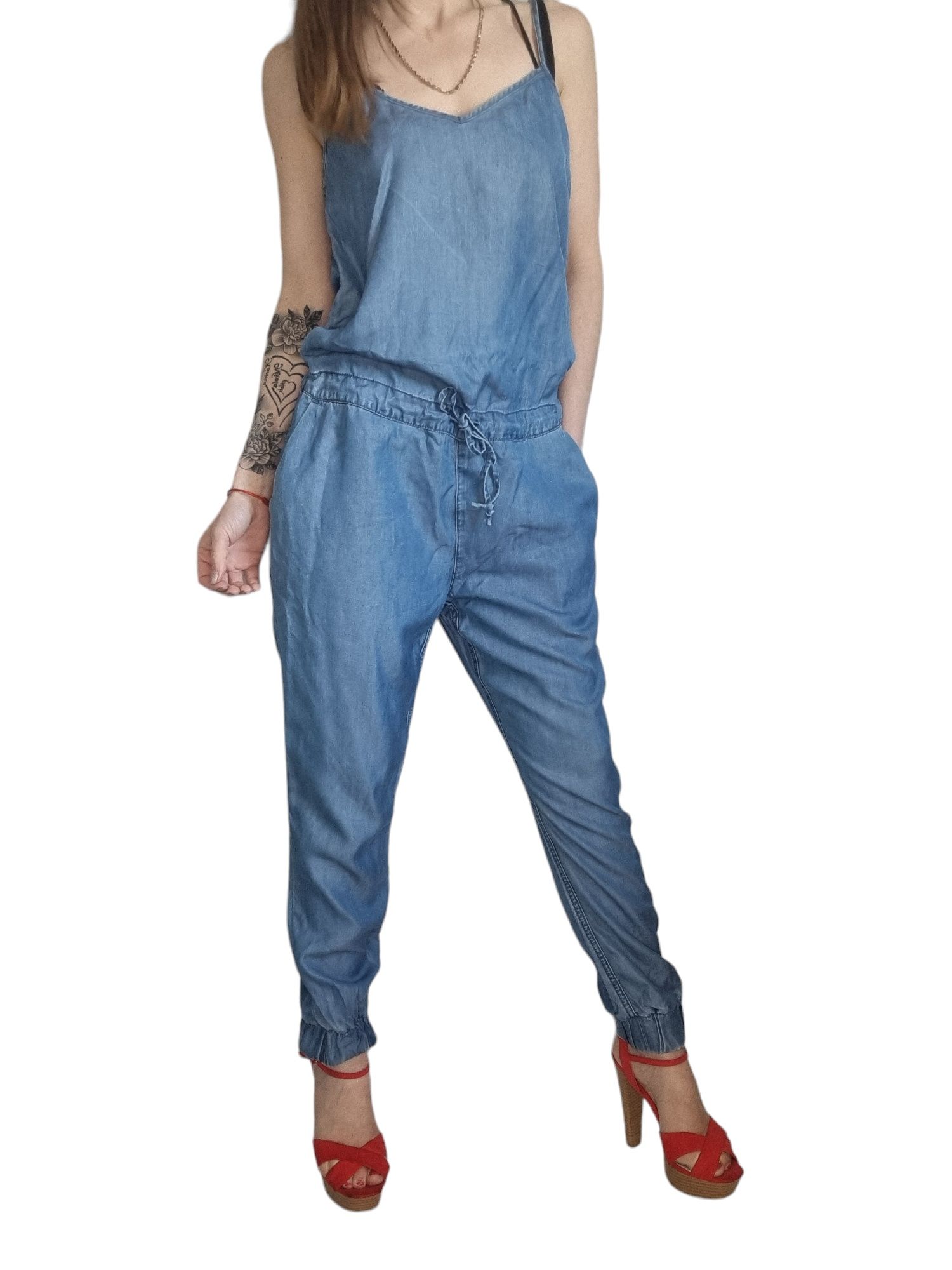 Kombinezon miekki jeans rozmiar S/M 36/38 Esprit