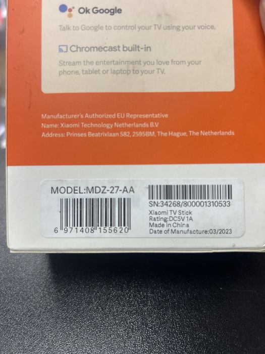 Xiaomi Mi TV Stick MDZ-27-AA — перетворіть будь-який ТВ на Smart TV!