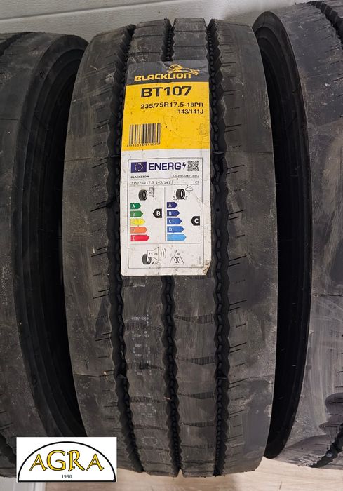235/75R17.5 (675netto) BLACKLION BLACK LION  naczepa opona opony MOCNA