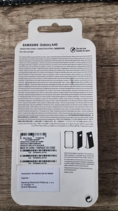 Etui samsung galaxy A40