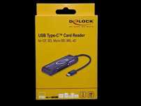 Delock USB-C Czytnik Kart SD/MS do 2TB