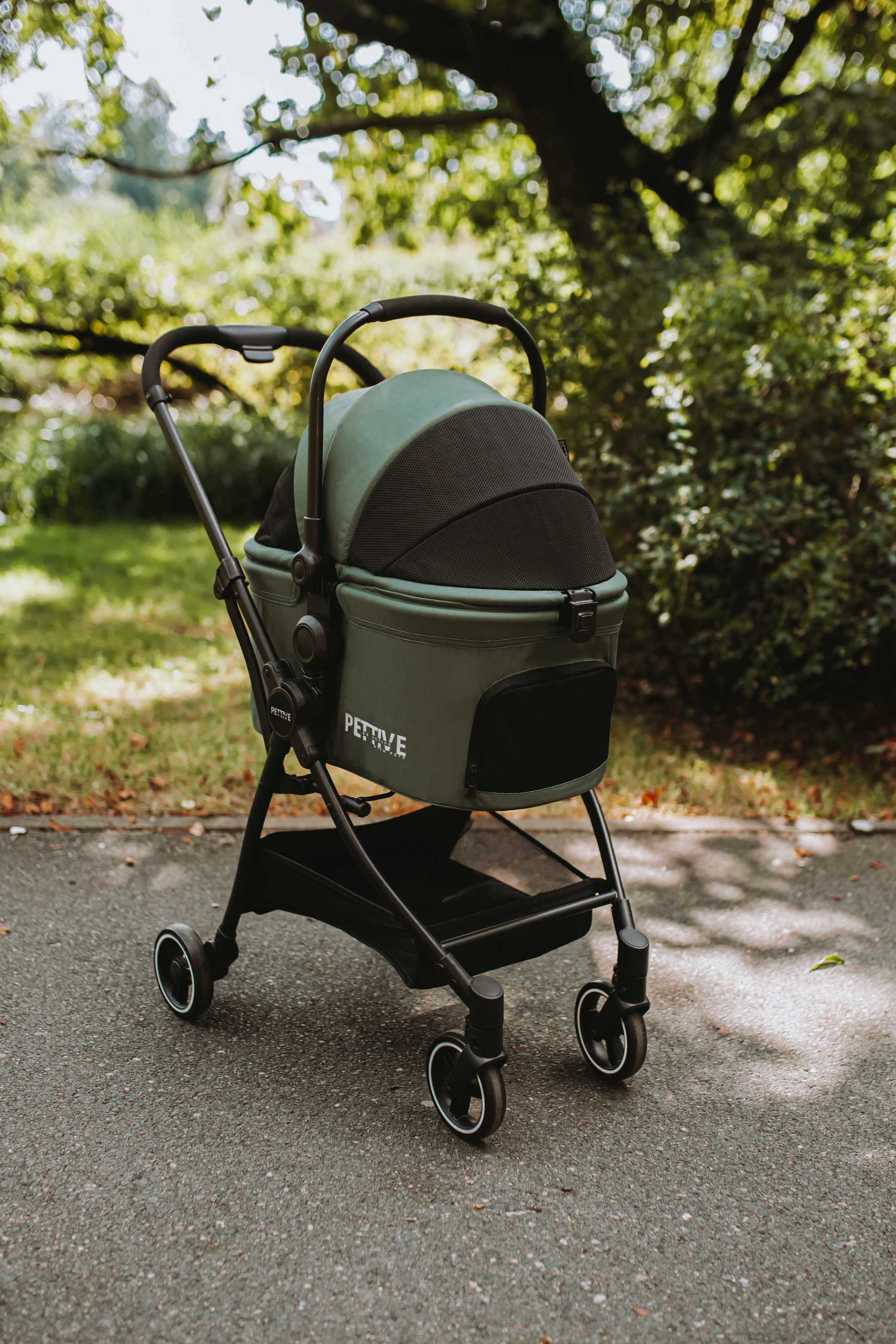 Wózek dla psa do 15 kg transporter dla kota, fotelik samochodowyISOFIX