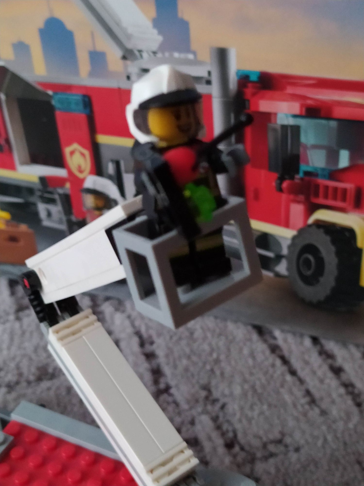 Lego City Strażacka jednostka dowodzenia stan BDB.