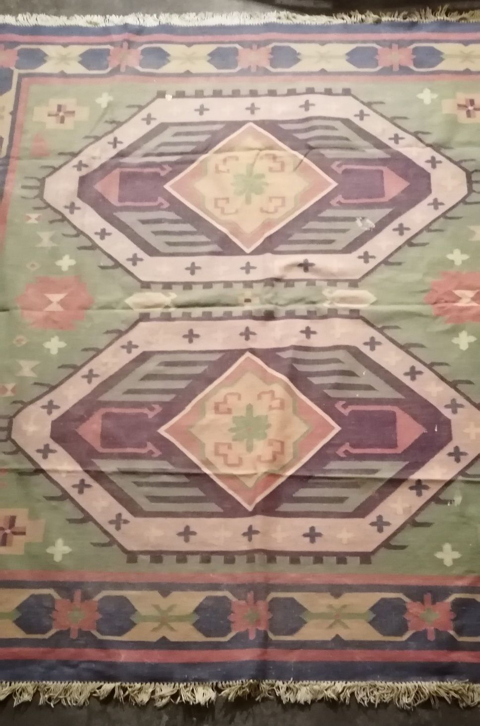Vendo Tapete Kilim em algodão multicolor (185 cm x 185 cm) 
Dimensões: