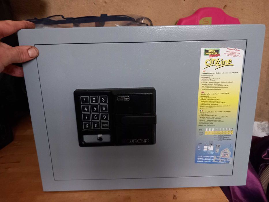 Cofre Burg Wächter 32 x 41 cm fechadura eletrónica