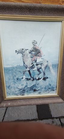 Józef Brandt Obraz " Jeździec"