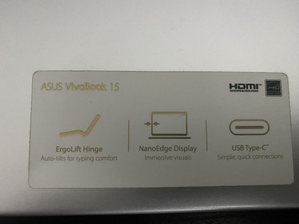 Asus Vivobook como novo 1TB