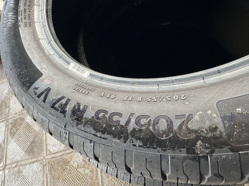 205/55R17-4шт Continental оригінал із Німеччини 7мм в наявності!