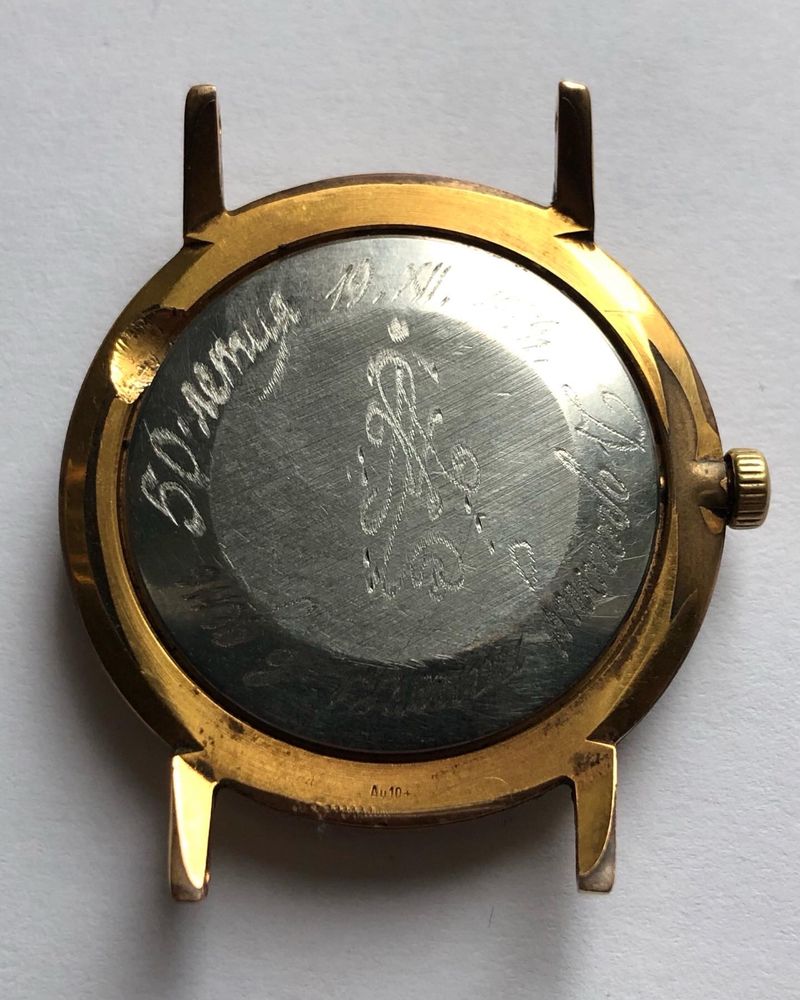 Механические часы Луч De Lux , AU 10+ , супер тонкие,СССР