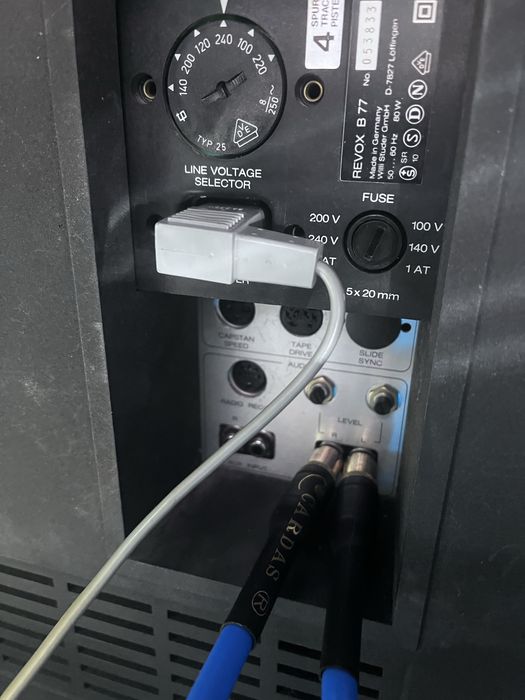 Magnetofon szpulowy revox STUDER B77