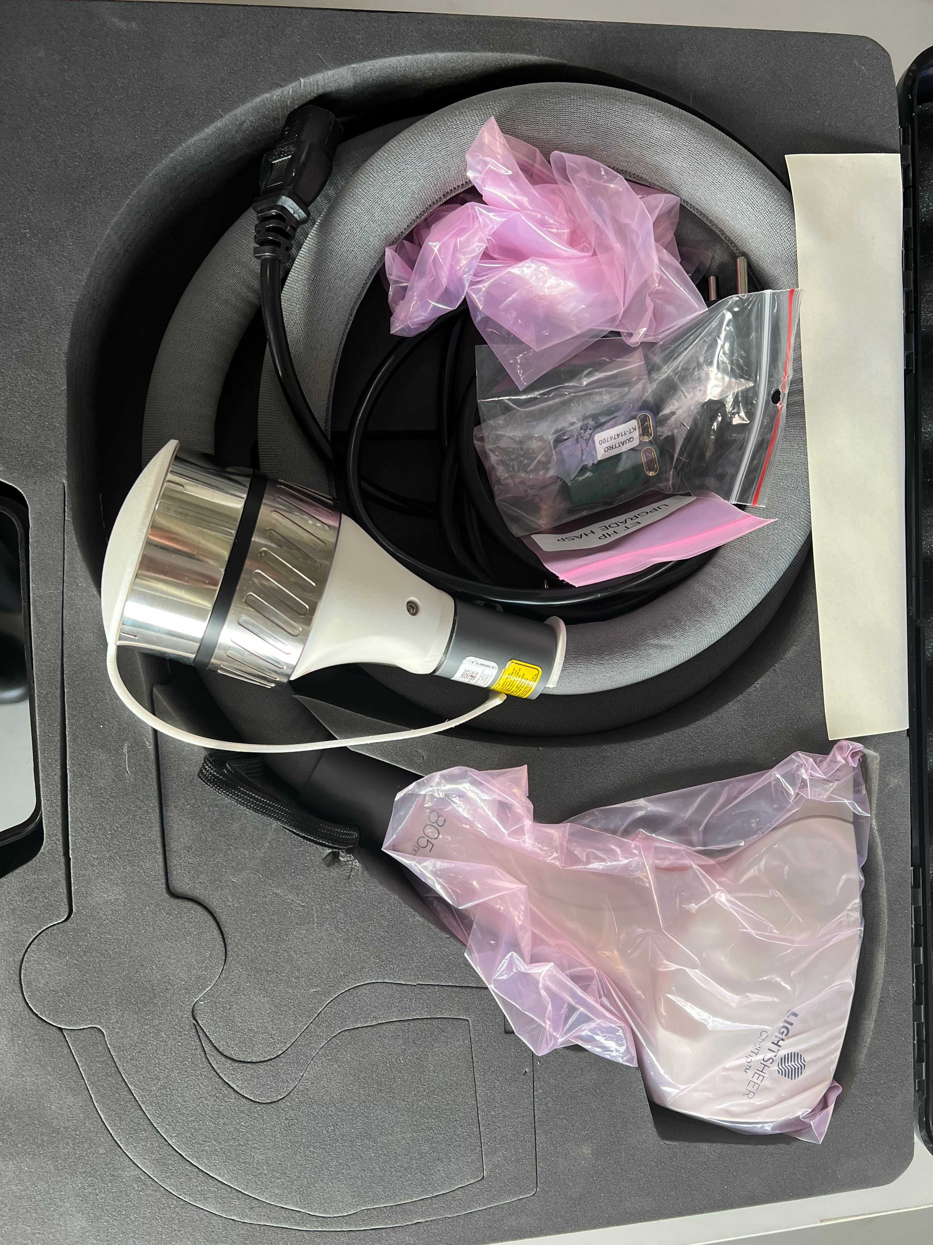 Lumenis Lightsheer Quattro +Handpiece ET 805 +Handpiece HS 805 demo