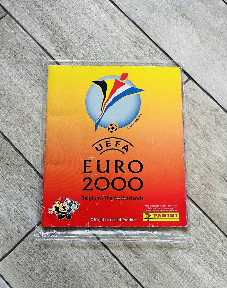 Panini Euro 2000 альбом с наклейками.