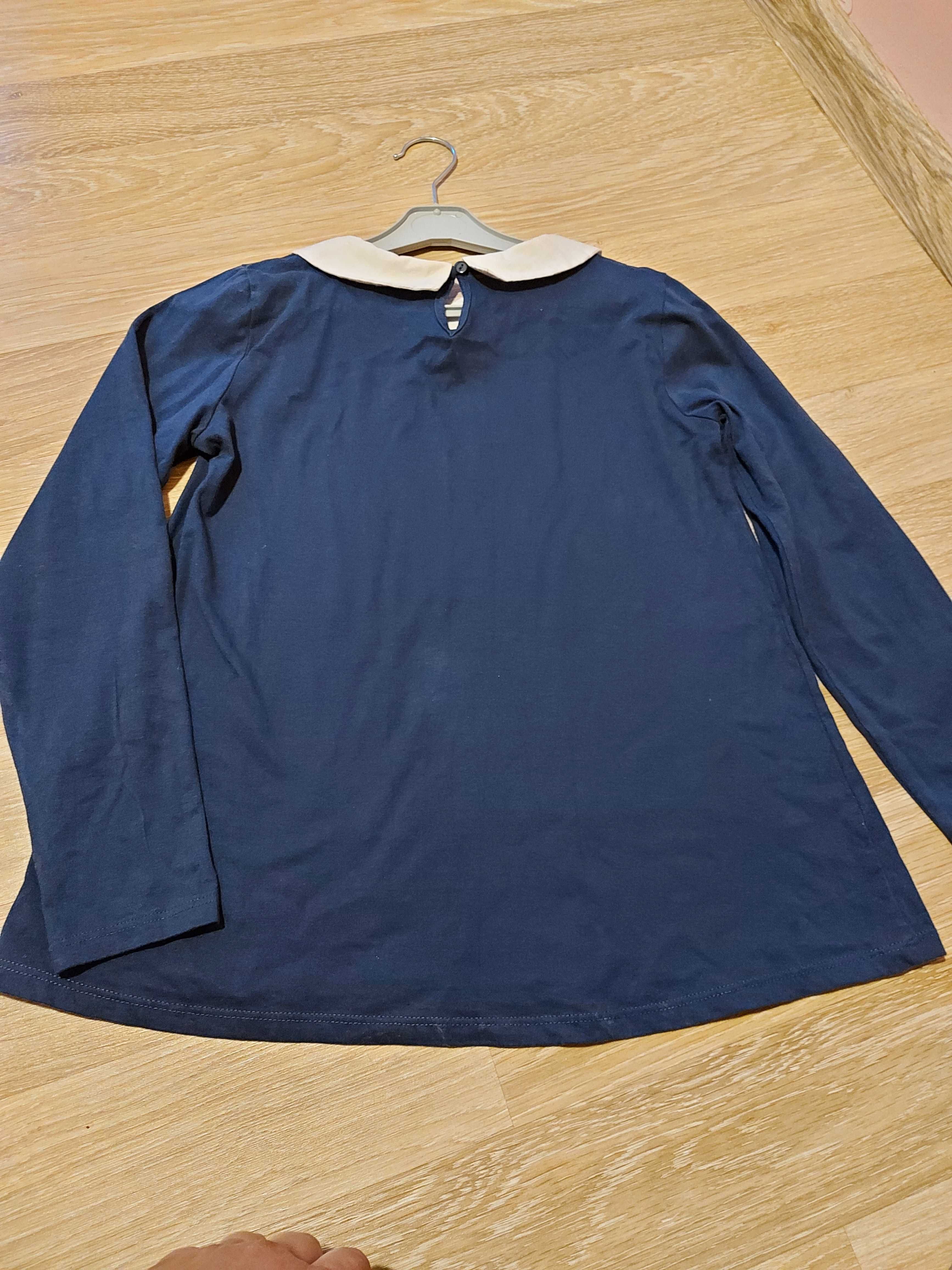 Granatowa bluzeczka r.152