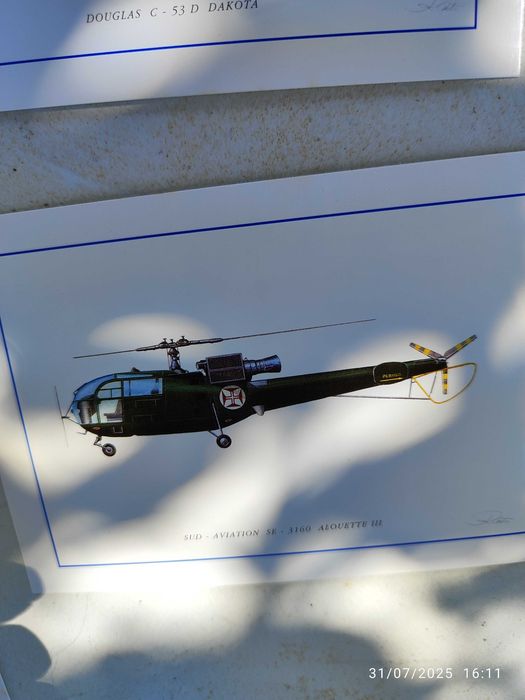 Coleção de postais do Museu do Ar