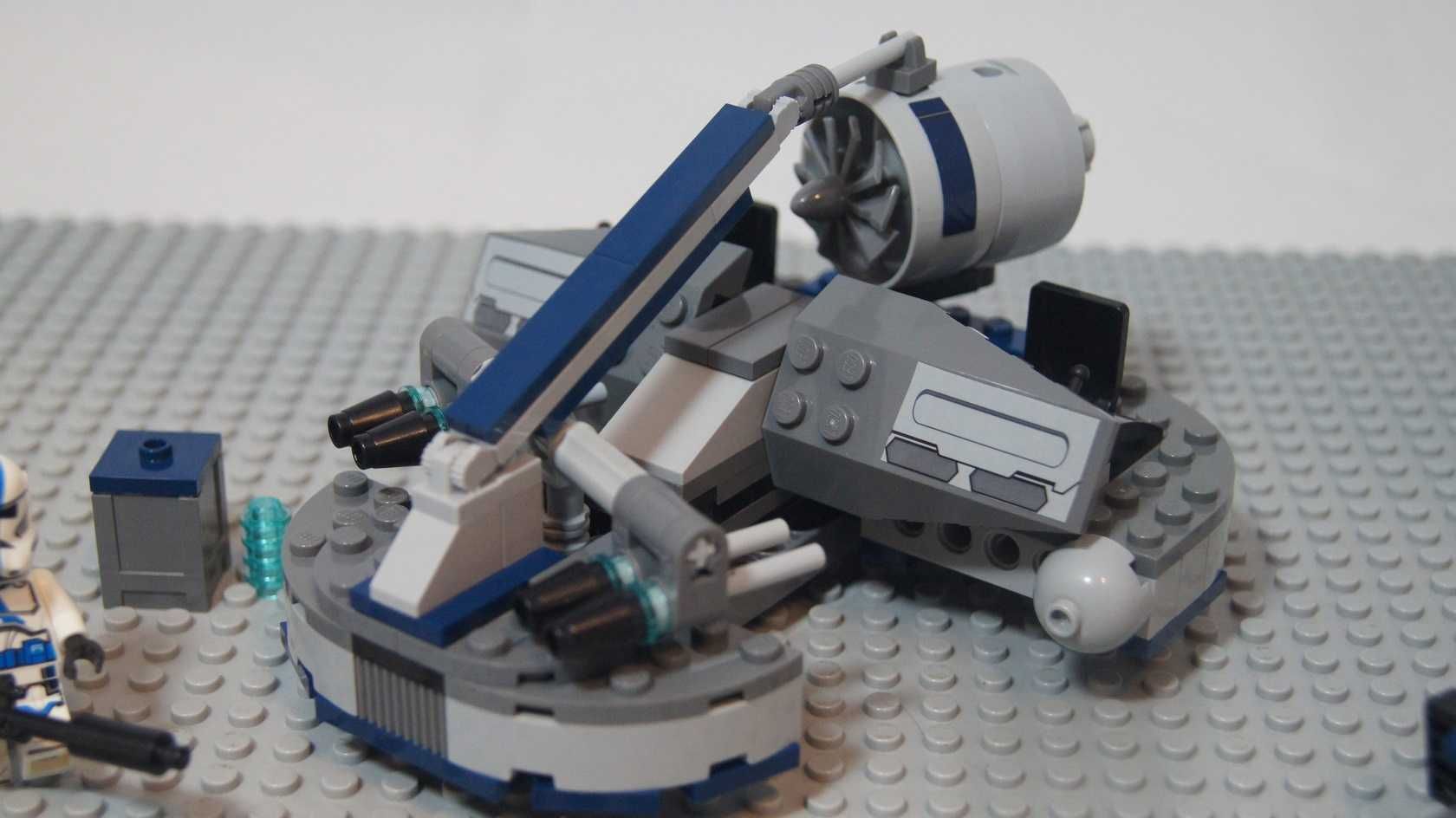 Lego 501 clone Swamp Speeder figurki 501 legion kg działo speeder 8091
