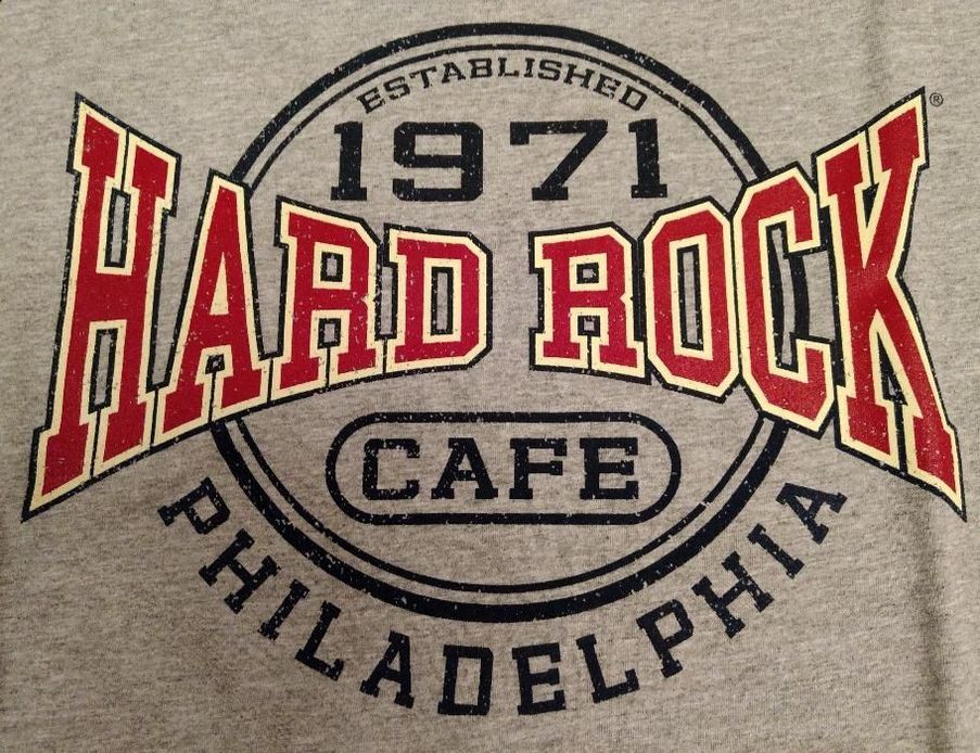 Bluzka z rękawem 3/4 Hard Rock Cafe Philadelphia rozm. L