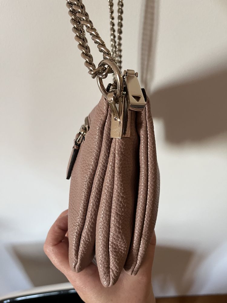 Torebka nude/róż GUESS