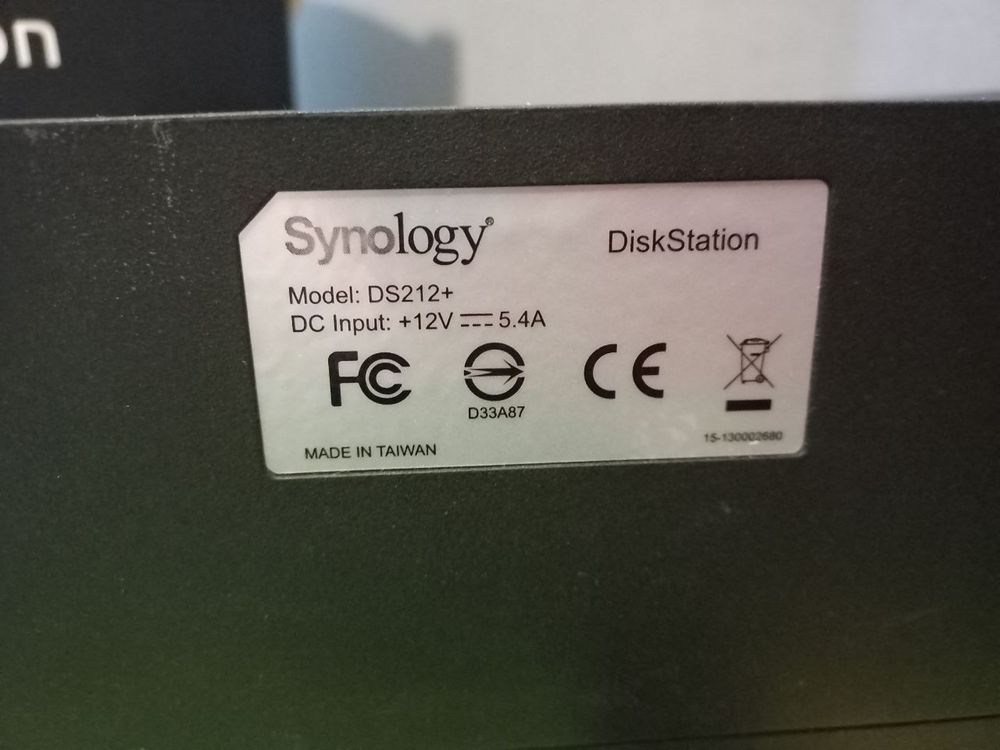 Synology DS212+ (+2 HDD WD Red NAS)
