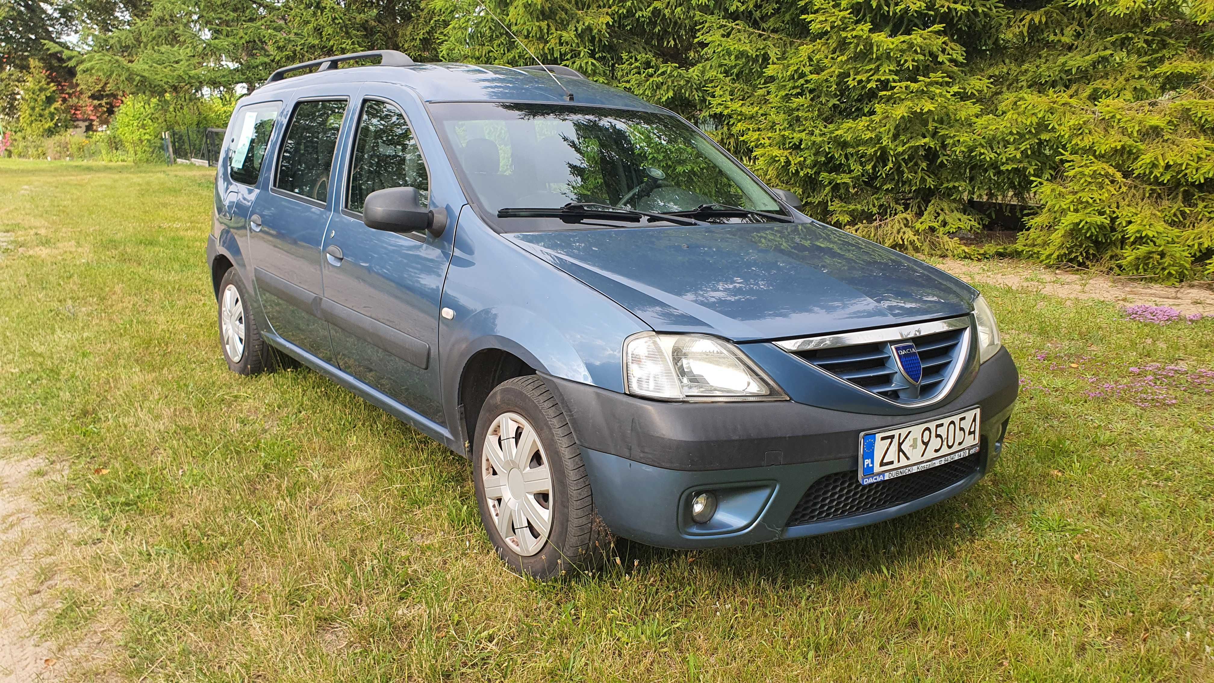 Dacia Logan MCV, Laureate,2008/2009 1,6, 7os,LPG,KLIMA,2wł (od 12 lat)
