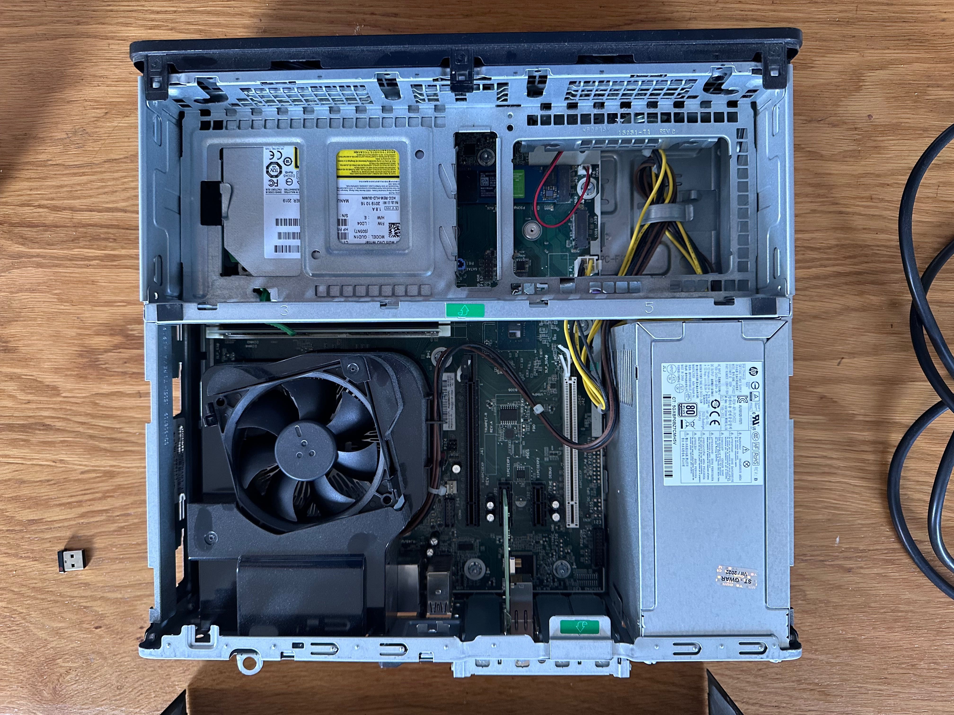 HP 800G5 SFF i7-9700 8c 128GB RAM 2TB NVMe DRW