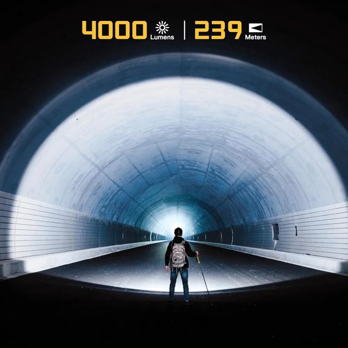 Lanterna potente NOVA - Wurkkos HD50 - 4.000 lúmens