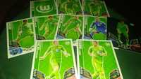WFL Wolfsburg topps card karty piłkarskie zestaw