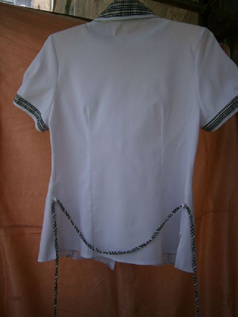 Белая блузка - Купить белую блузку старшекласснице, элегантную, Польша