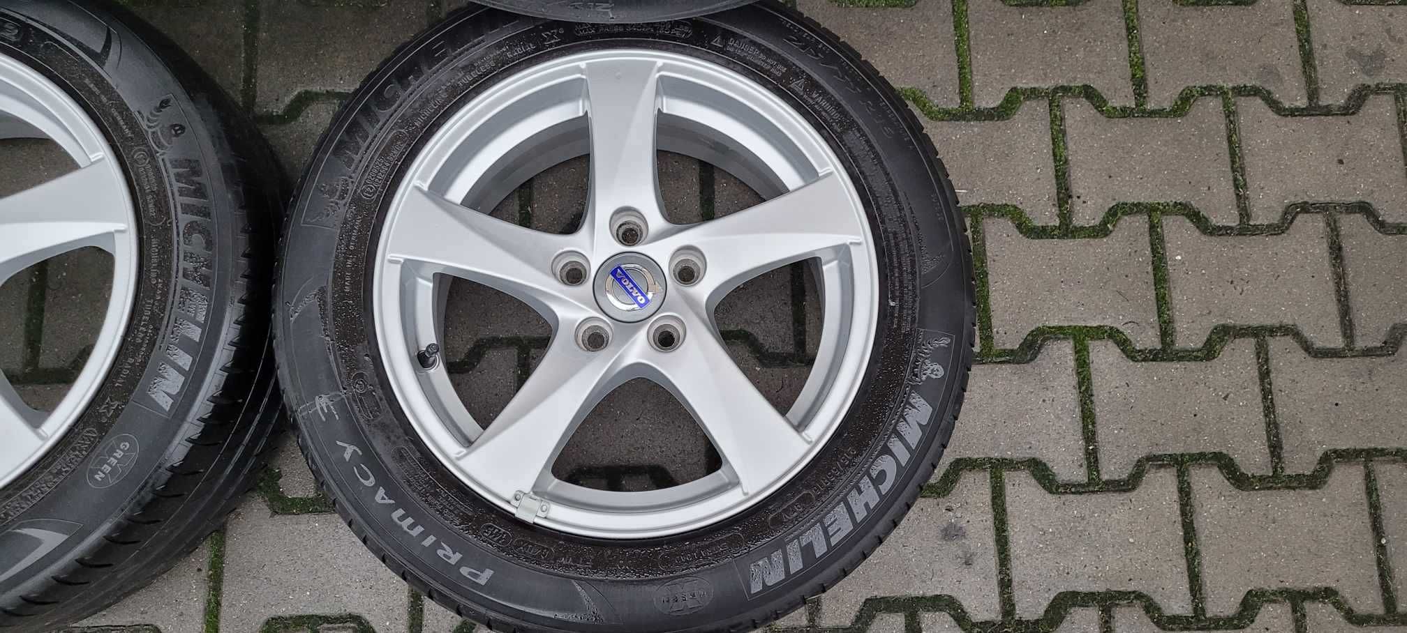 Alufelgi VOLVO 5X108 z oponami 215/55 R16 lato