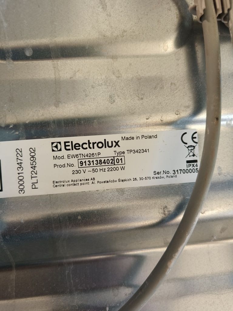 Pralka Electrolux EW6TN4261P nowa na części