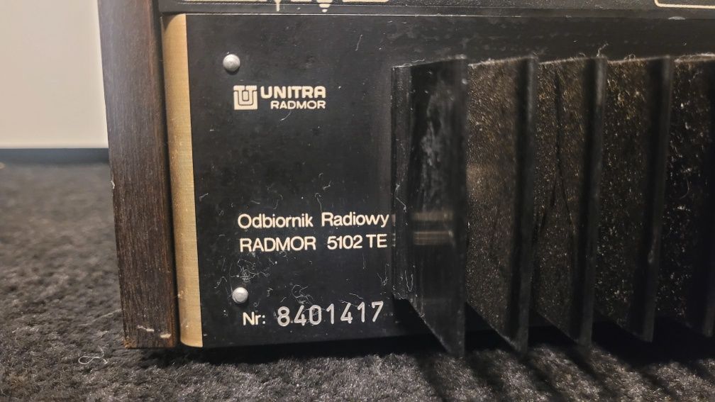 UNITRA odbiornik radiowy RADMOR 5102-TE Stereo HiFi Quasi Quadro z 84r