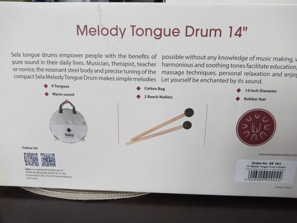 Melody Tangue drum 14