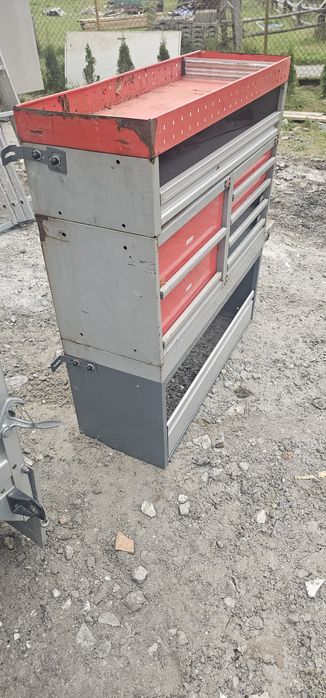 Regał szafka do Busa szuflady Wurth zabudowa bus